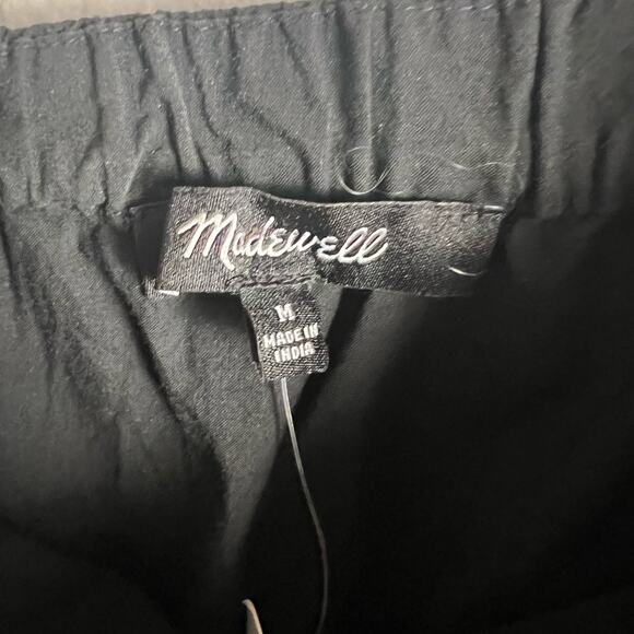 Madewell Marnay Black Flutter-Sleeve Square-Neck Mini Dress Size Medium - Picture 11 of 11